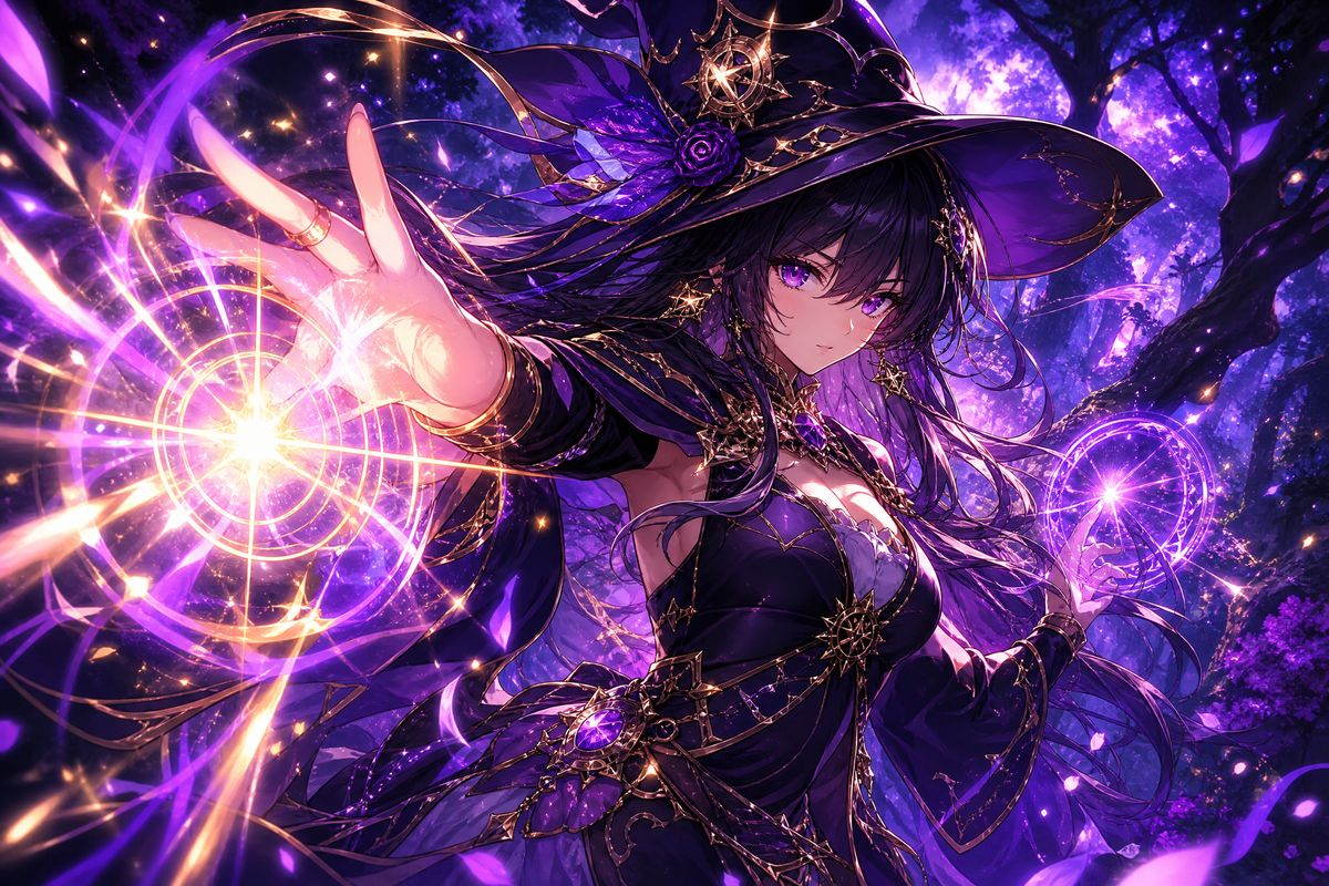 陈美娇-魔法少女紫晶传说动漫演示